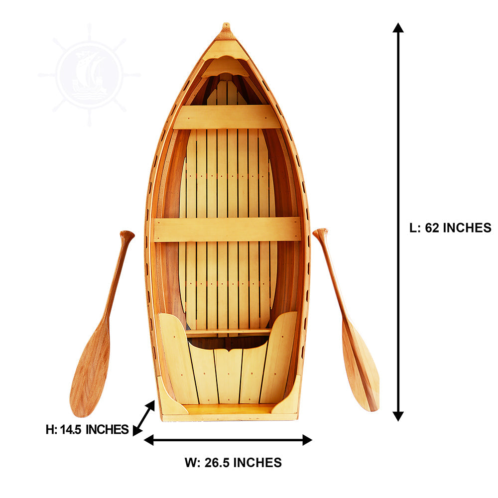 WHITEHALL DINGHY 5-FOOT DISPLAY | Museum-quality | Fully Assembled Wooden Ship Model For Wholesale