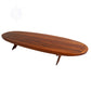 WOODEN SINGLE PADDLE BOARD TABLE - COFFEE H45 | Wooden Kayak |  Boat | Canoe with Paddles for fishing and water sports For Wholesale