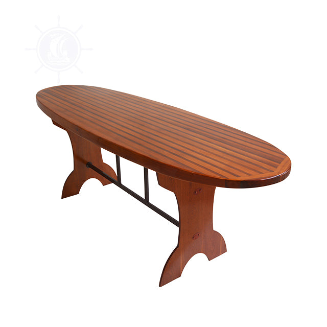 WOODEN SINGLE PADDLE BOARD TABLE - BAR H101 | Wooden Kayak |  Boat | Canoe with Paddles for fishing and water sports For Wholesale