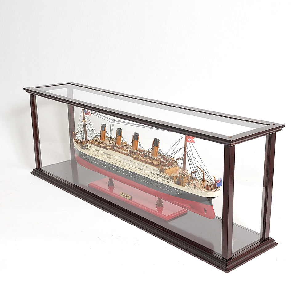 CRUISE SHIP DISPLAY CASE LARGE | HIGH QUALITY DISPLAY CASE FOR MODEL SHIP | Multi sizes and style available For Wholesale