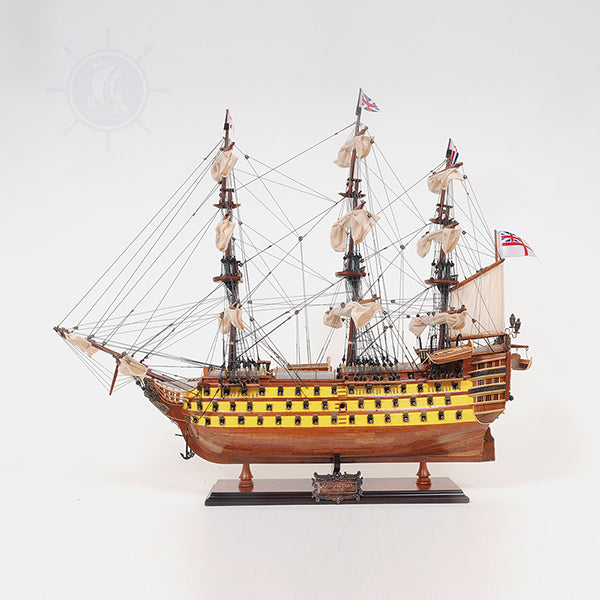 HMS VICTORY PAINTED L60 | Museum-quality | Fully Assembled Wooden Ship Models For Wholesale