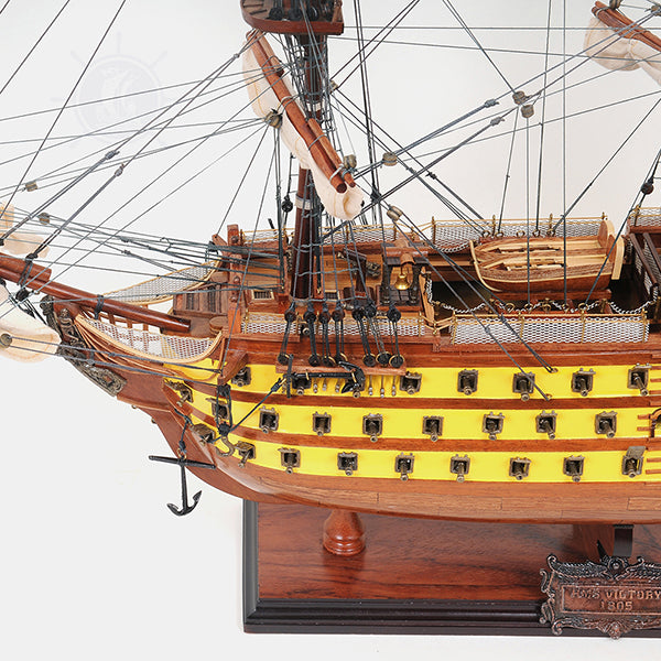 HMS VICTORY PAINTED L60 | Museum-quality | Fully Assembled Wooden Ship Models For Wholesale