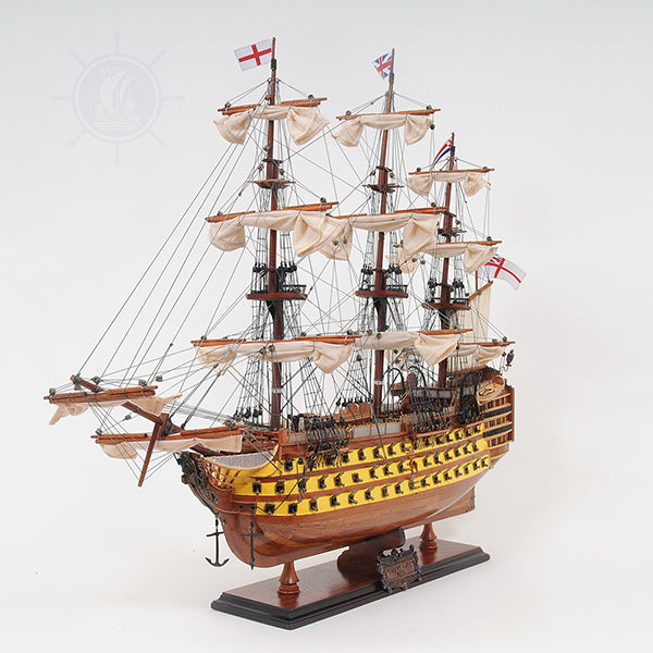 HMS VICTORY PAINTED L60 | Museum-quality | Fully Assembled Wooden Ship Models For Wholesale