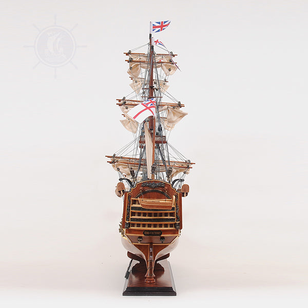 HMS VICTORY PAINTED L60 | Museum-quality | Fully Assembled Wooden Ship Models For Wholesale