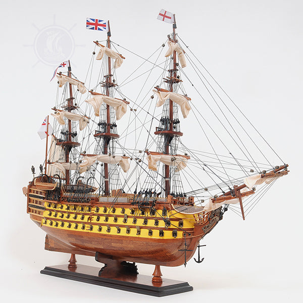 HMS VICTORY PAINTED L60 | Museum-quality | Fully Assembled Wooden Ship Models For Wholesale