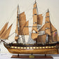 USS CONSTITUTION 56L WITH DISPLAY CASE NO GLASS | Museum-quality | Fully Assembled Wooden Ship Model