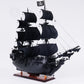 BLACK PEARL PIRATE SHIP MODEL SHIP LARGE WITH FLOOR DISPLAY CASE | High-quality | Fully Assembled Wooden Ship Models