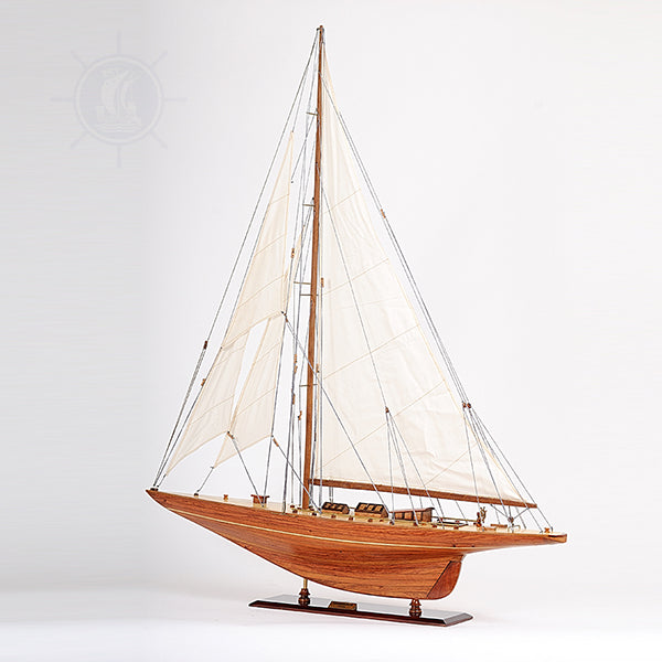 SHAMROCK SMALL Model Yacht | Fully Assembled Wooden Ship Model For Wholesale