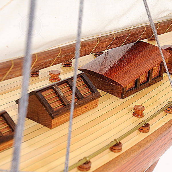 SHAMROCK SMALL Model Yacht | Fully Assembled Wooden Ship Model For Wholesale