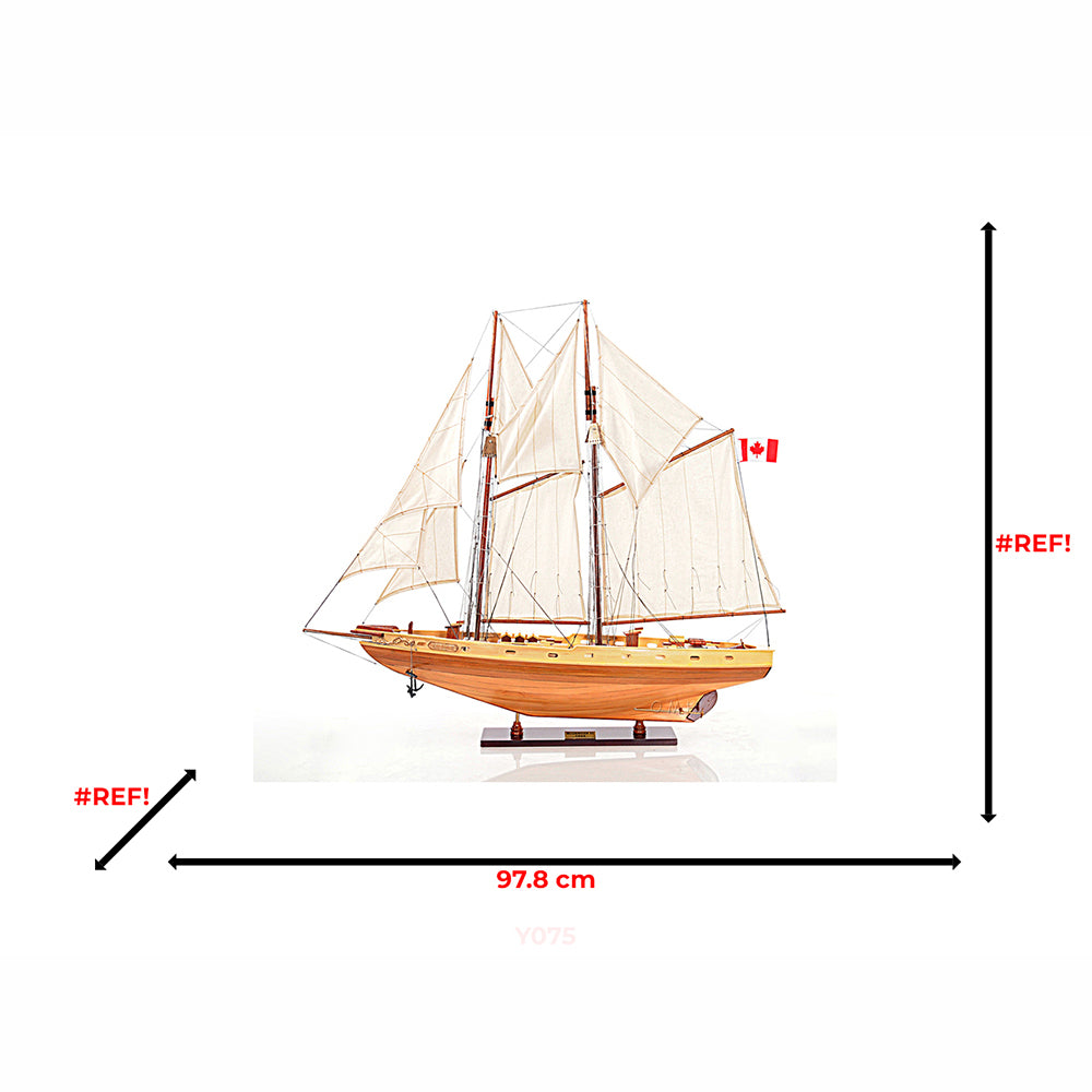 BLUENOSE II FULLY ASSEMBLED | Fully Assembled Wooden Ship Model For Wholesale